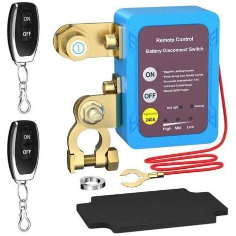 12-V-Batterietrennschalter, 240-A-Batterietrennschalter, Kfz-Batterietrennschalter, automatischer Abschaltschalter für Auto, Boot, Wohnmobil, ATV, LKW (1/5)