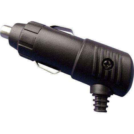 TRU COMPONENTS 12 V Kfz-Steckverbinder  Passend für (Details) Zigarettenanzünder Stecker gewinkelt