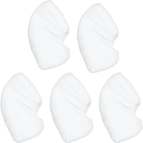 Lot de 5 lingettes en microfibre pour balai vapeur Karcher SC1 SC2 SC3 SC4 SC5 SV7 (1/5)