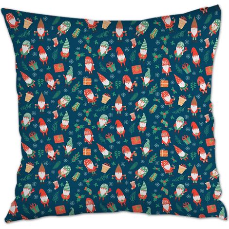 Housse de coussin 45x45 cm en polyester doux pour anniversaire, la Saint-Valentin, Noël (1/5)