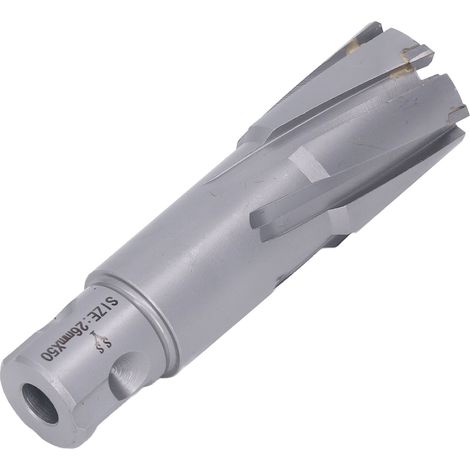 Hartmetall-Lochsäge für Magnetbohrmaschine, 50 mm Stahllochschneider, 26 mm / 1,02 Zoll Tiefe, Metalllochöffner (1/5)