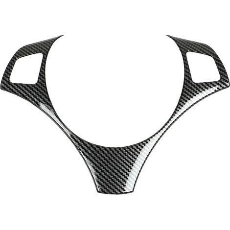 Lenkradrahmenverkleidung aus Kohlefaser, stilvoller und robuster Schutz für 3er BMW E90 E92 E93.