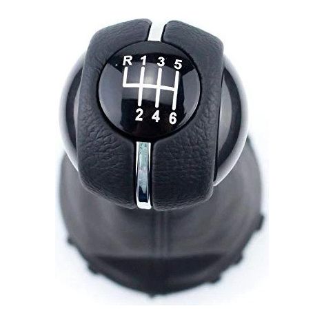 Pommeau de levier de vitesses avec soufflet en similicuir pour MINI Cooper 6 vitesses OEM 25117641999