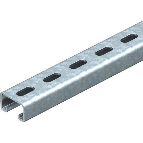 OBO Bettermann Profilato forato, larghezza asola 22mm 2000x50x30 acciaio zincato a fuoco, 1121464