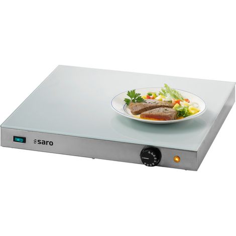 Plateau chauffant GENUA - 500x500mm - Température 0/+110°C - 0,6 kW - Saro