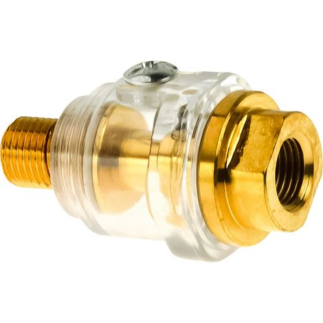 Graisseur à trou traversant de 1/4" pour outils pneumatiques (1/5)