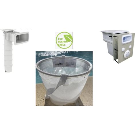 Panier skimmer préfiltre Ø200 H110 mm – Retient impuretés – Lavable et réutilisable – Compatible Weltico GS14 – Easyfilter