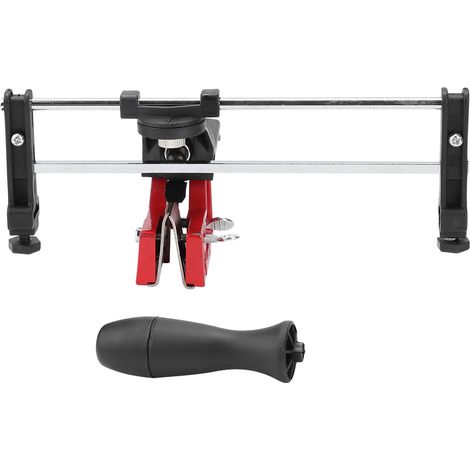 Affûteur de chaîne de tronçonneuse, affûteur manuel portable et facile à installer, barre métallique montée pour scie (1/5)