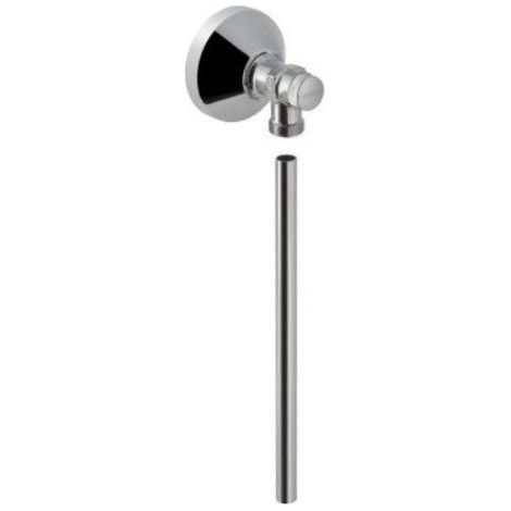 Geberit 8012504 Soupape equerre 215.085.21.1 1/2" avec Conduit, Argent (1/2)