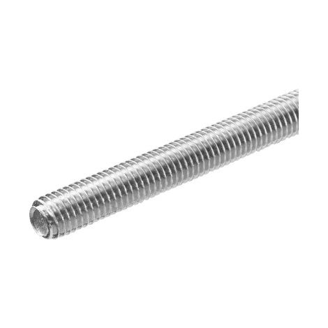 Tige filetée DIN 975 M4 en acier zingué, 1 mètre, lot de 5 unités (1/2)