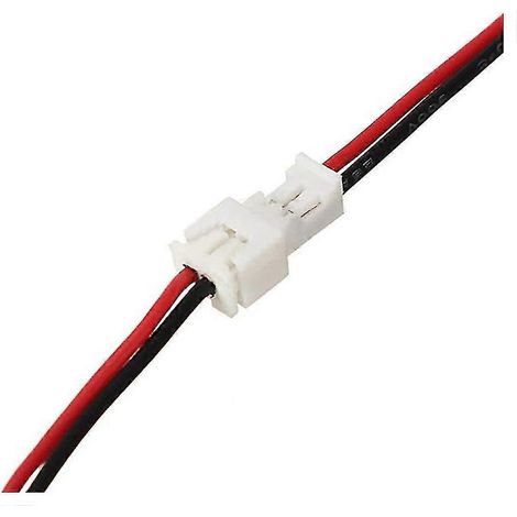 Packung mit 20 Mini-JST PH 1,25 auf 2-polige Stecker/Buchsen mit Kabeln (1/4)