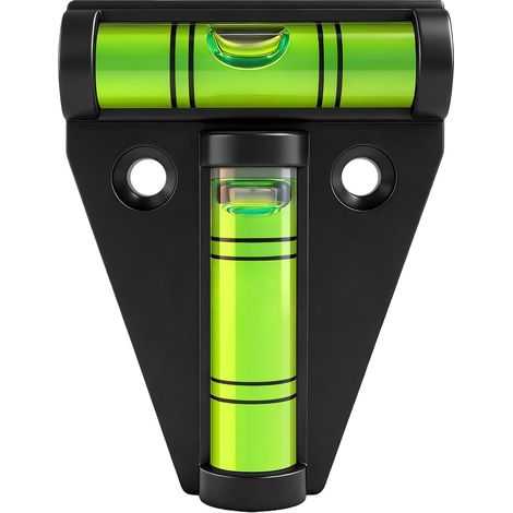 Mini Niveau À Bulle, Petit Niveau à Bulle Magnétique, Léger, Caravane Acessoires, Convient pour les Camping-Cars, les Meubles, les Caravanes, les Cadres Photo, les Trépieds (1/5)