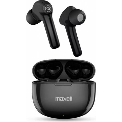 Maxell Dynamic+ wireless headphones with charging case Bluetooth black (1/2)