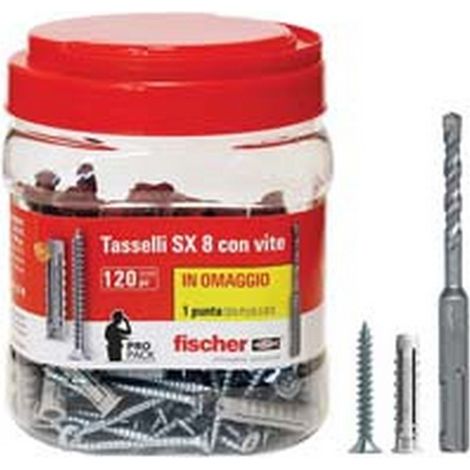 1CF TASSELLO NYLON VITE PROMOPACK "SX 8 S" mm8x40 vite mm5x50
