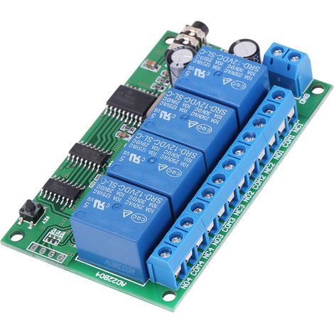 AD22B04 12V 4-Kanal DTMF-Audiosignaldecoder-Relais, Telefonfernbedienung, SPS (1/5)