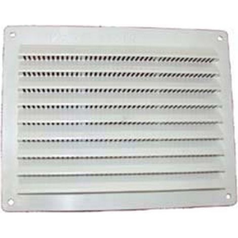 10PZ GRIGLIA AERAZIONE RETTANGOLARE IN PLASTICA - cm.20X15H.