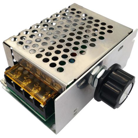 Régulateur de vitesse moteur 41A, redresseur commandé au silicium, contrôleur de tension moteur avec boîtier pour ventilateur léger 220V 4000W