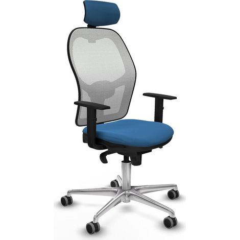 Piqueras y Crespo Bürostuhl Jorquera Hellblau