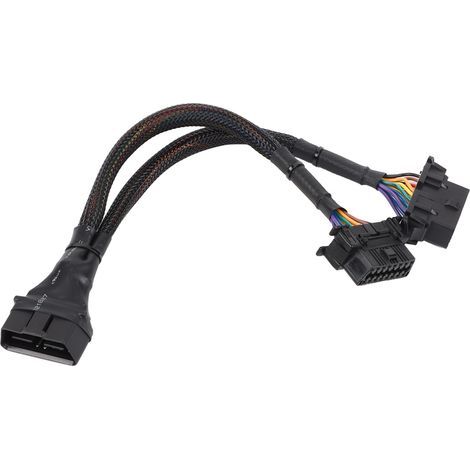 EBTOOLS 1 à 2 OBD Adaptateur Splitter Y Câble Extension Cordon Voiture Diagnostic Scan Tool Noir. (1/5)