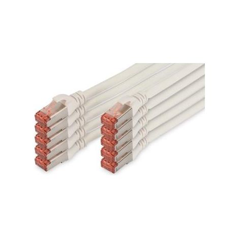 digitus DK-1644-020-10 cavo di rete CAT 6 grigio 2 metri