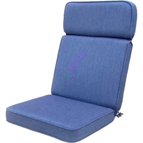 Navy Luxury High Recliner Cushion - L116 x W49 x D5 cm
