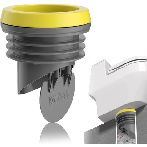 Joint en cire épais avec clapet anti-retour – Installation facile pour cuvettes de toilettes de 8 à 10 cm, étanchéité garantie.