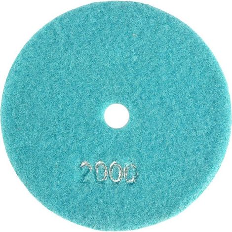 Disques de polissage diamantés humides de 125 mm (5 pouces) pour granit, béton et marbre (2000) (1/3)