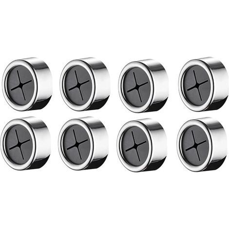 Lot de 8 porte-torchons autocollants, porte-torchons ronds à ventouse, crochet adhésif pour torchons, sans perçage, pour salle de bain, cuisine et maison (1/5)