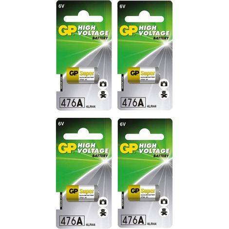 .4 piles GP 476A 4LR44 A544 PX28A 544A .
.
.
.