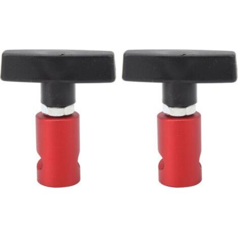 Kit 2 pinces de maintien de capot + clé à bougies – Outil 2-en-1 pour capot et hayon automobile – Rouge (1/4)