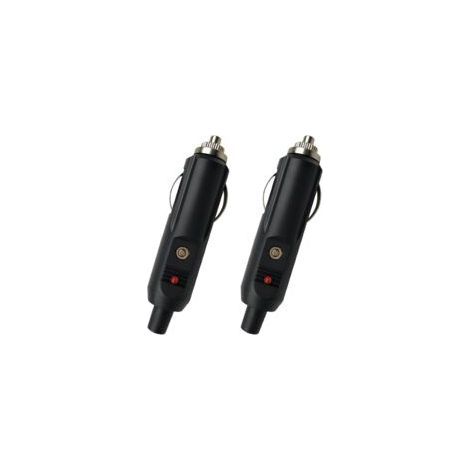 Sollbry Zigarettenanzünderbuchse, Zigarettenanzünderadapter (männlich), Zigarettenanzünderanschluss, Zigarettenanzünderstecker (männlich), 2er-Packung Zigarettenanzünderbuchsen (männlich), 15 A (1/5)