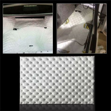 Mousse isolante acoustique 50x80cm pare-feu protection thermique tapis de remplacement anti-chaleur (1/5)