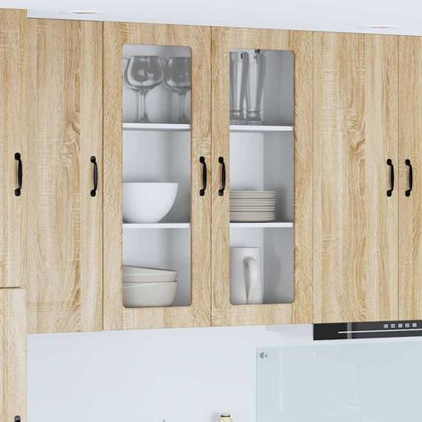 vidaXL Dishwasher Panel Kalmar Sonoma Oak 80 x 31 x 100 cm