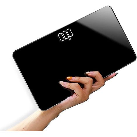 Weight Travel Scale: Small Portable Digital Bathroom Mirror Scale (Mini Electronic Scale for Personal Health, USB Rechargeable) (1/5)