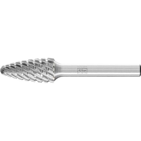 PFERD TOOLS Hartmetall Hochleistungsfrässtift Rundbogen RBF Ø 12x25 mm Schaft-Ø 6 mm TITANIUM für Titan