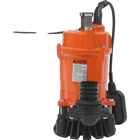 Pompe de relevage submersible, haute capacité, construction robuste, 550W Orange, EU-e (1/2)
