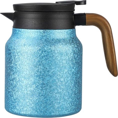 Carafe Isotherme À Café, Pichet À Isolé, Carafe en Acier Inoxydable, Bouteille D' Chaude, Théière Isotherme pour Lait, Café, Thé Boissons Chaudes Froides (1/5)