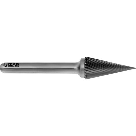 Fresa Rotativa Metal Duro Tipo M Conica - 9255 - 08,00X06,00 mm Dent.3 IZAR (1/4)
