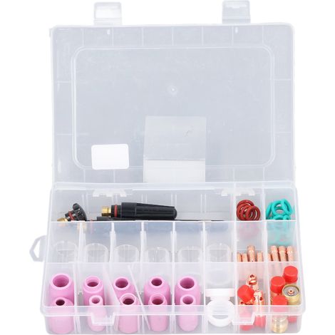 Kit accessoires torche TIG 55 pièces, joints de soudure de rechange pour WP-17 18 26 (1/5)