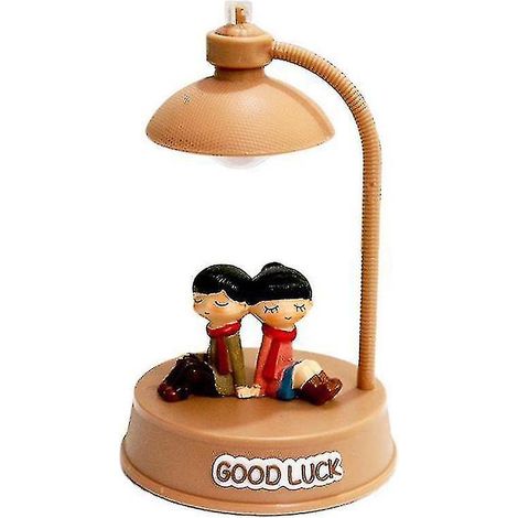Lampe de nuit musicale flamant rose, petite lampe décorative en résine, ornement