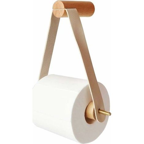 Nordic Creative Porte-Rouleau en Bois Salle de Bains Stockage Papier essuie-Tout Distributeur de Papier Toilette Titulaire boîte Salle de Bains Accessoires Porte Rouleau en Bois Porte-papier de Toilet (1/5)