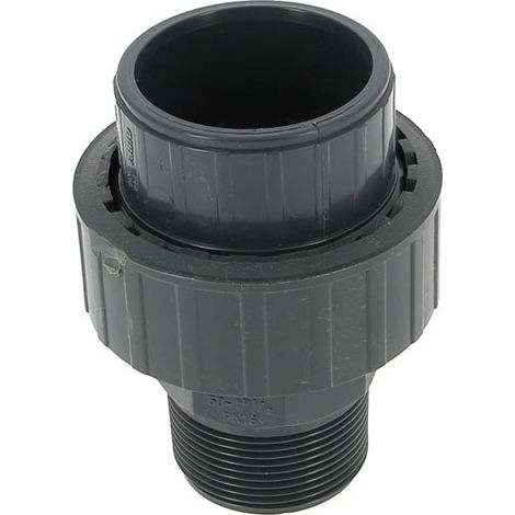 Raccord pour arrosage enterré Ø50 mâle 40/49 femelle à coller – Filetage 1'1/2 – Pression 16 bars – Pour réseaux d'eau froide