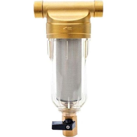 Filtre à sédiments réutilisable 1/2' – Maille en acier inoxydable – Filtration 40-90 microns – Protection plomberie contre rouille et débris (1/4)