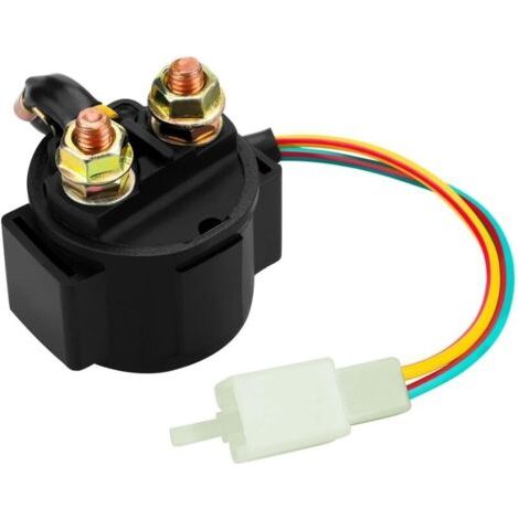 Starter relay for ATV 4-stroke GY6 engine 50/100/125/150/200/250cc Dirt Bike Scooter Go Kart Dne Buggy Quad 4 Wheeler Pit Bike Moped Roketa SSR Taotao Sunl Coolster--DTEKGAZ