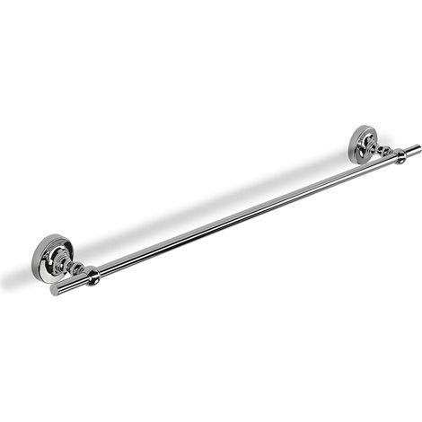 Croydex Chrome Bathroom Towel Rail Bar Flexi-Fix, Screw or Glue - Worcester (1/5)