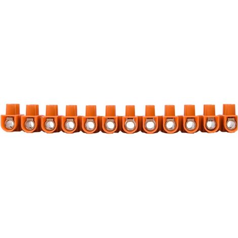 Morsettiera filettata a 12 piste, 25 mm², arancione, LTF 12-25, codice 21712008