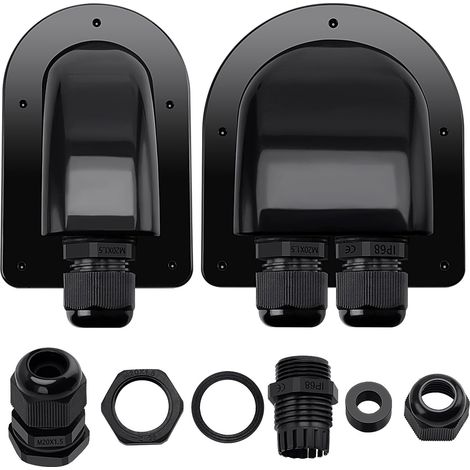 2 Pièces Presse Étoupe Solaire d'entrée de Câble Étanche pour Câble 6-12 mm, Solaire Seul (1/5)