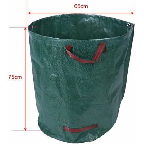 royaluxe - Sacs poubelles de jardin 270L - Feuilles de branches pour les ordures Extérieur (1/4)