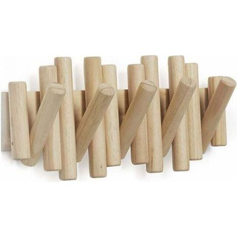 Wandgarderobe mit 5 Haken