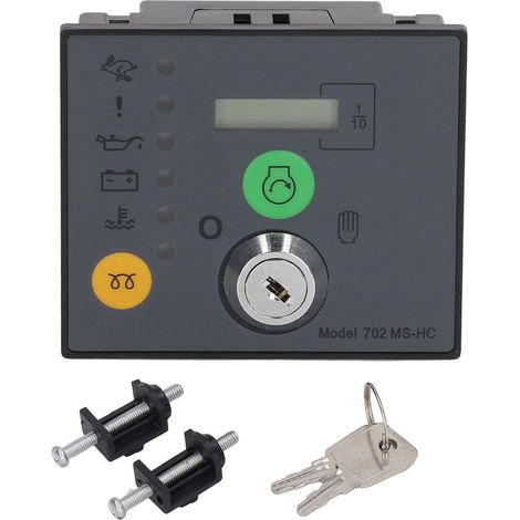 Manuelle Startsteuerung für Stromaggregate, automatisches Steuermodul, 8–35 V, Schlüsselstart, 702 MS HC (1/5)